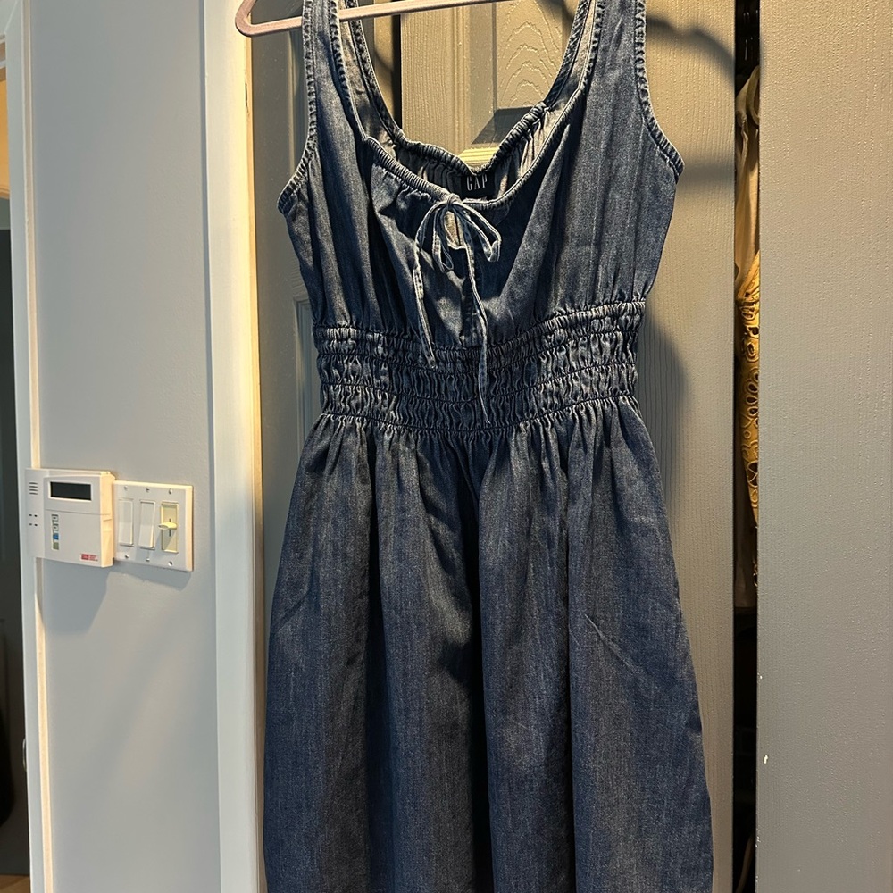 GAP Blue Denim Mini Dress